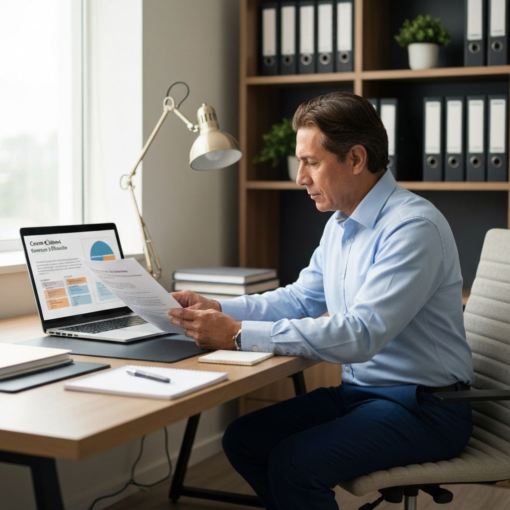 Человек изучает структуру и план курса